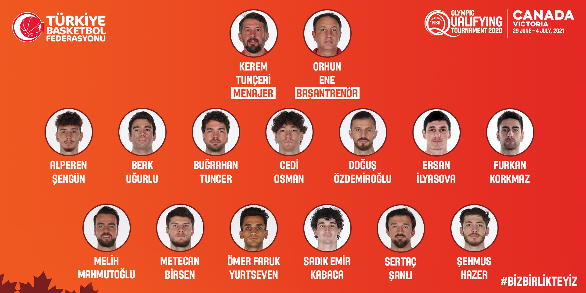 A Erkek Milli Takımımız Kanada’ya Gidiyor